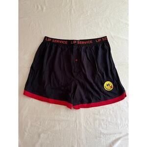 New Addiction Lip Service Boxers Size Large Vintage with Tags